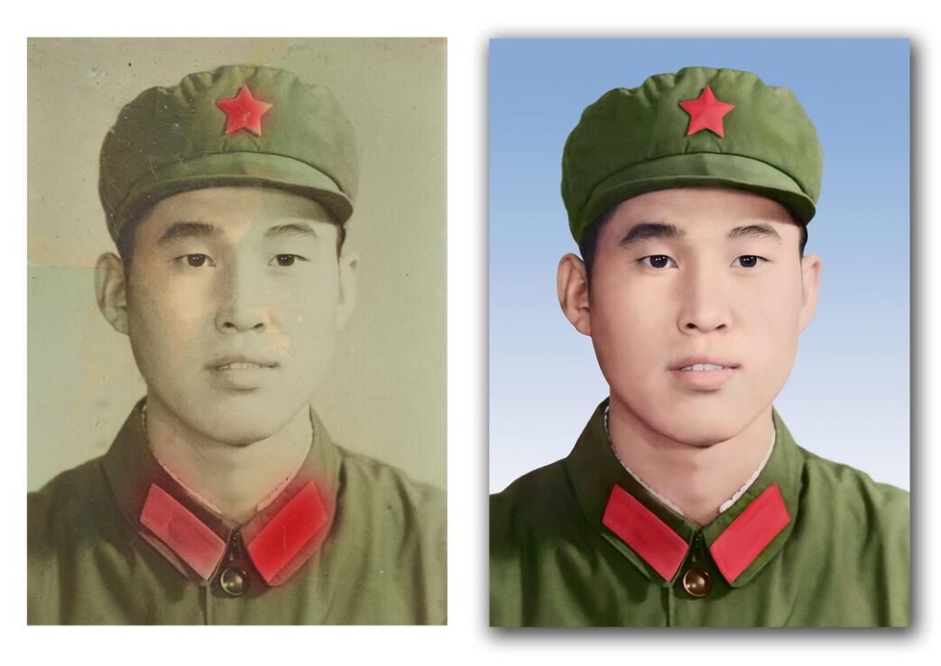 鄂伦春破损照片修复-18